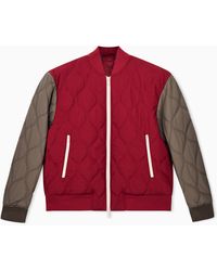 ARMANI EXCHANGE - Padded Blouson Jacket - Lyst