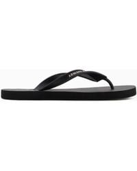ARMANI EXCHANGE - Pool Flip Flops - Lyst