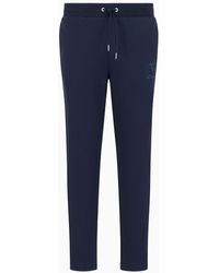 Armani Exchange - Pantaloni Jogger In Misto Cotone Con Logo - Lyst