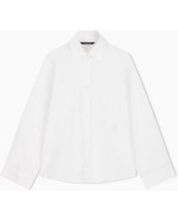 ARMANI EXCHANGE - Regular Fit Shirt Organic Cotton Poplin - Lyst