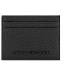 ARMANI EXCHANGE - Smooth Texture Card Holder - Lyst