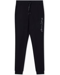 ARMANI EXCHANGE - Regular Fit Trousers Stretch Viscose Scuba - Lyst
