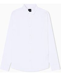 ARMANI EXCHANGE - Slim-Fit Shirt Essential - Lyst