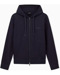 ARMANI EXCHANGE - Basic-Hoodie Mit Reißverschluss - Lyst