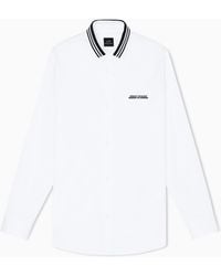 ARMANI EXCHANGE - Hemd Im Regular Fit Mit Kontrastierender Paspelierung - Lyst