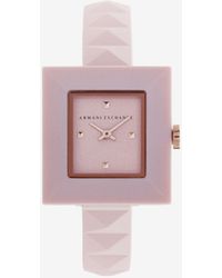 Armani Exchange Stainless Steel Watch - Pink