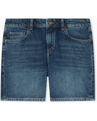 ARMANI EXCHANGE - Cotton Denim Shorts - Lyst
