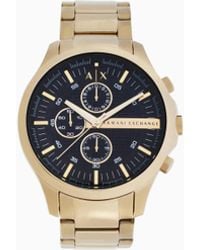 ARMANI EXCHANGE - Three-Hand Watch With Steel Strap - Lyst