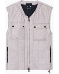 ARMANI EXCHANGE - Ultralight Padded Vest - Lyst