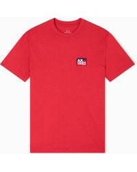 ARMANI EXCHANGE - Regular Fit T-Shirt With Patch - Lyst