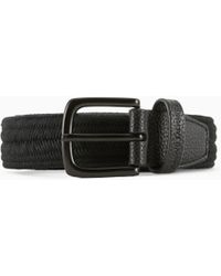 ARMANI EXCHANGE - Woven Fabric Belt - Lyst
