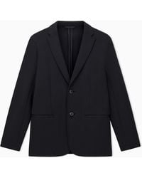 ARMANI EXCHANGE - Single-Breasted Two-Button Jacket - Lyst