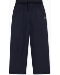 ARMANI EXCHANGE - Oversized Fit Trousers - Lyst