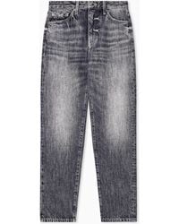 ARMANI EXCHANGE - Oversized Fit 5 Pockets Denim Pant - Lyst