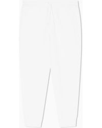 ARMANI EXCHANGE - Bonded Stretch Cotton Joggers With Ribbed Cuffs Icon - Lyst