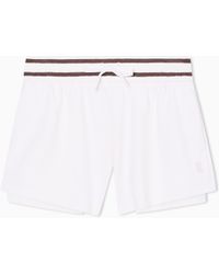 ARMANI EXCHANGE - Shorts With Contrasting Profile - Lyst