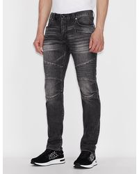 Armani Exchange J27 Cotton Skinny Jeans - Grey