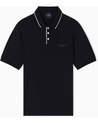 ARMANI EXCHANGE - Regular Fit Polo Shirt - Lyst