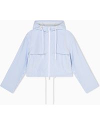 ARMANI EXCHANGE - Oversize Vertical Striped Blouson - Lyst