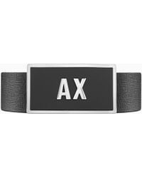 ARMANI EXCHANGE - Reversible Belt With Interchangeable Buckles - Lyst