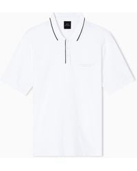 ARMANI EXCHANGE - Regular Fit Polo Shirt - Lyst