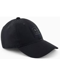 ARMANI EXCHANGE - Cap With Visor And Logo - Lyst