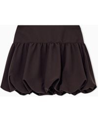 ARMANI EXCHANGE - Slim Fit Skirts Recycled Crepe - Lyst