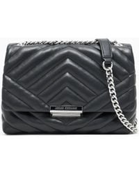 ARMANI EXCHANGE - Shoulder Bag With Chain Strap And Quilted Design - Lyst