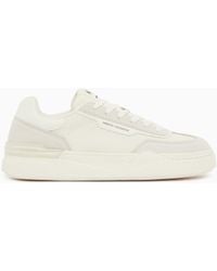 ARMANI EXCHANGE - Sneakers With Suede Inserts - Lyst