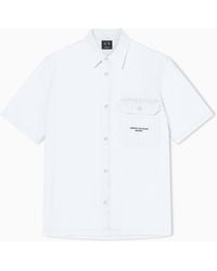 ARMANI EXCHANGE - Cotton Shirt - Lyst