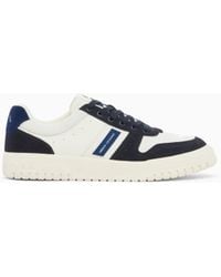 ARMANI EXCHANGE - Suede & Mesh Urban Runner Sneakers - Lyst