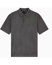 ARMANI EXCHANGE - Polo Coupe Régulière En Coton Mercerisé - Lyst