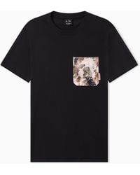 ARMANI EXCHANGE - Regular-Fit Cotton Jersey T-Shirt - Lyst