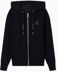 ARMANI EXCHANGE - Scuba Zip-Up Athleisure Stretch Sweatshirt - Lyst