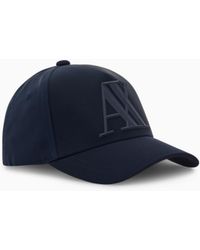 ARMANI EXCHANGE - Baseball Hat With Embossed Logo And Curved Brim Essential - Lyst