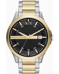 ARMANI EXCHANGE - Reloj Con Movimiento De Tres Manecillas Y Indicador De Fecha - Lyst