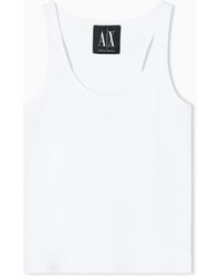 ARMANI EXCHANGE - Fitted Tank Top - Lyst