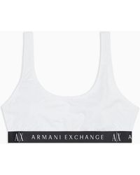 Armani Exchange - Bralette Bra - Lyst