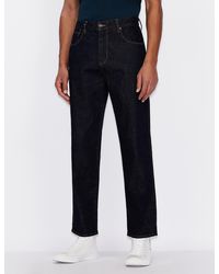 armani exchange j15 relaxed straight jeans