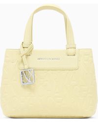 ARMANI EXCHANGE - Tote Shopping Bag With Coated Belts - Lyst
