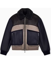 ARMANI EXCHANGE - Blouson Jacket With Stretch Fabric - Lyst