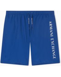 ARMANI EXCHANGE - Swimsuit With Side Logo - Lyst