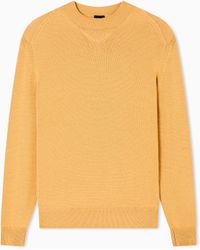 ARMANI EXCHANGE - Pull Col Rond En Laine Et Coton - Lyst