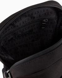 Armani Exchange Logo Print Tech Belt Bag in Black for Men | Lyst