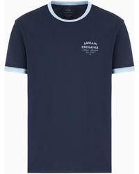 ARMANI EXCHANGE - T-Shirt Coupe Standard En Coton Biologique Asv - Lyst