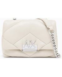 ARMANI EXCHANGE - Mini Bag With Outer Coating And Padding - Lyst