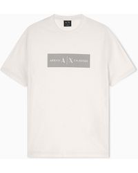 ARMANI EXCHANGE - Slim Fit Cotton T-Shirt - Lyst
