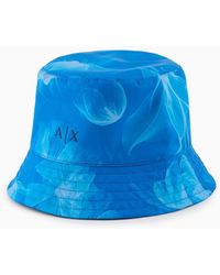 Armani Exchange - Cloche In Technical Fabric With Logo - Lyst