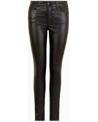 Armani Exchange - J01 Super Skinny Jeans In Coated Fabric - Lyst