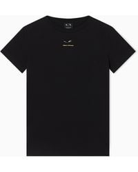ARMANI EXCHANGE - Classic Regular Fit Cotton Jersey T-Shirt - Lyst